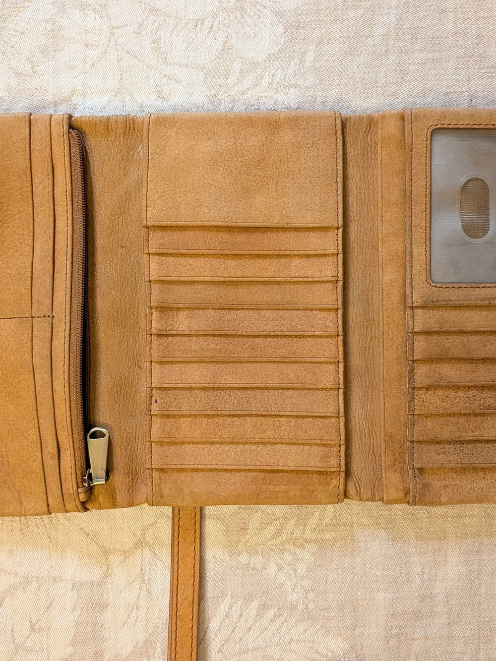 HOBO Leather Interior Tag in Warm Tan